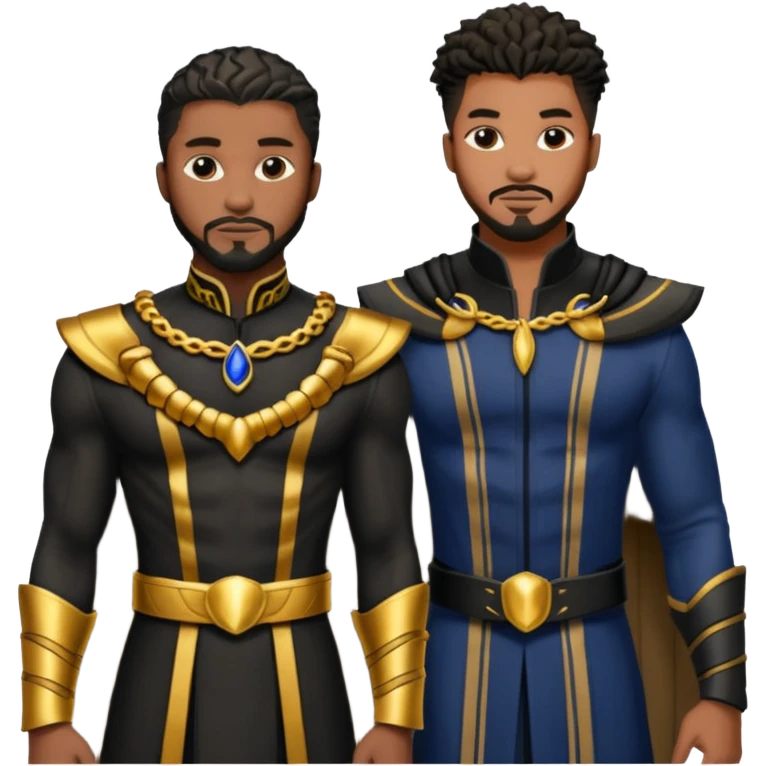 Ta challa and kill monger together Brotherhood emoji