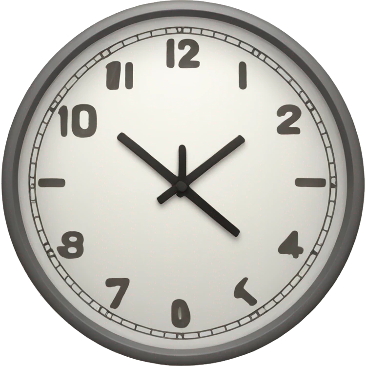 Clock emoji