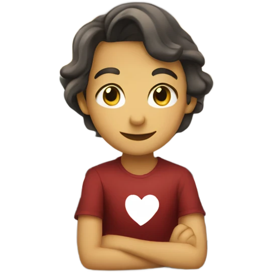 Corazon cafe claro emoji