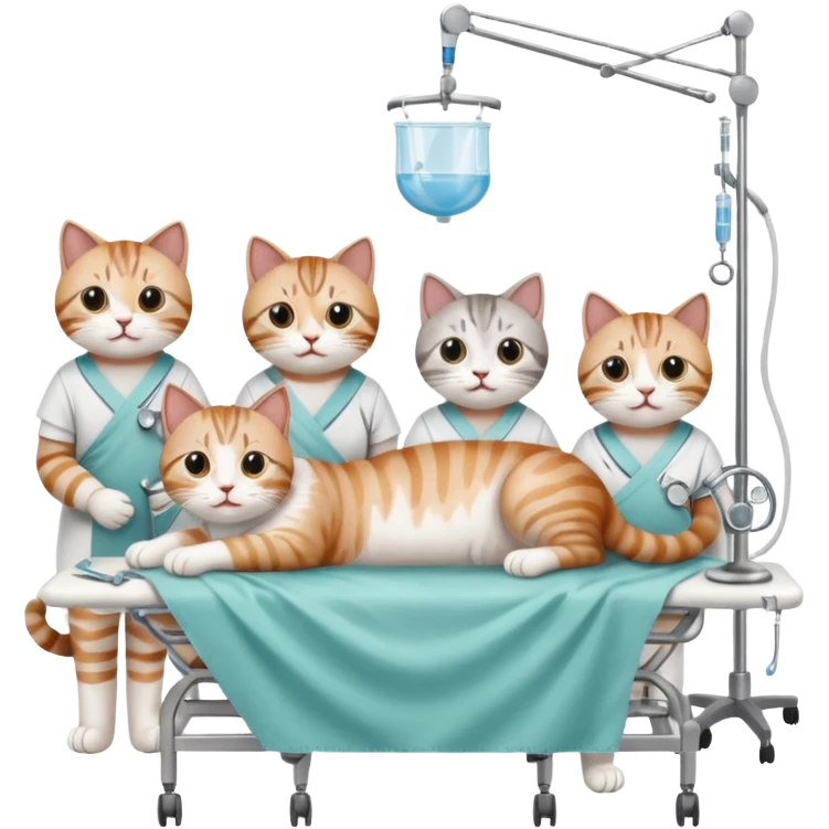 emergency surgeries on cats emoji