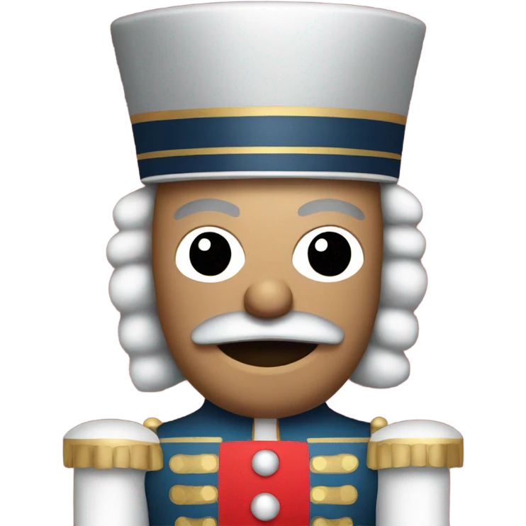 Christmas nutcracker emoji