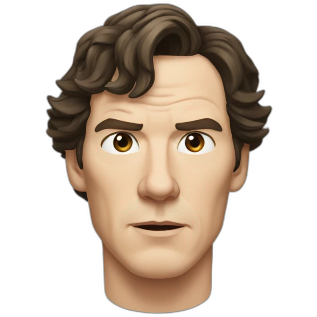 Benedict cumberbatch serious emoji