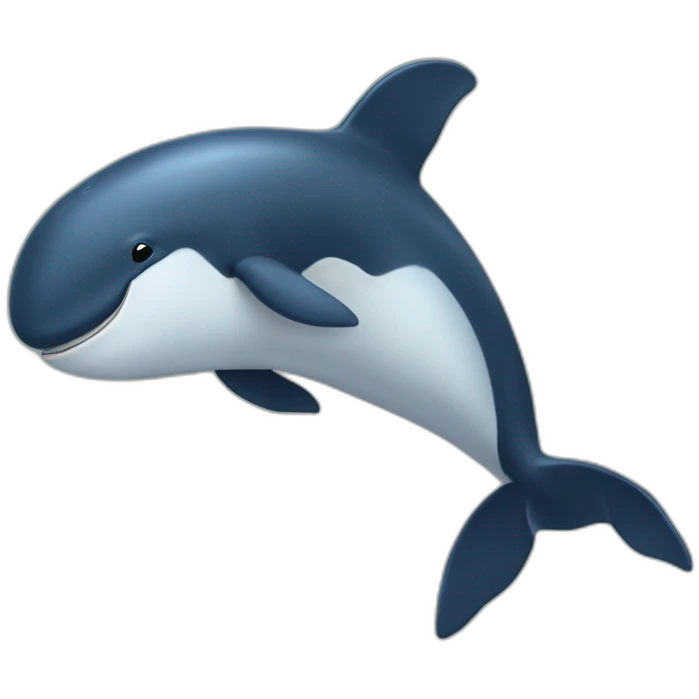Une baleine qui rigole  emoji