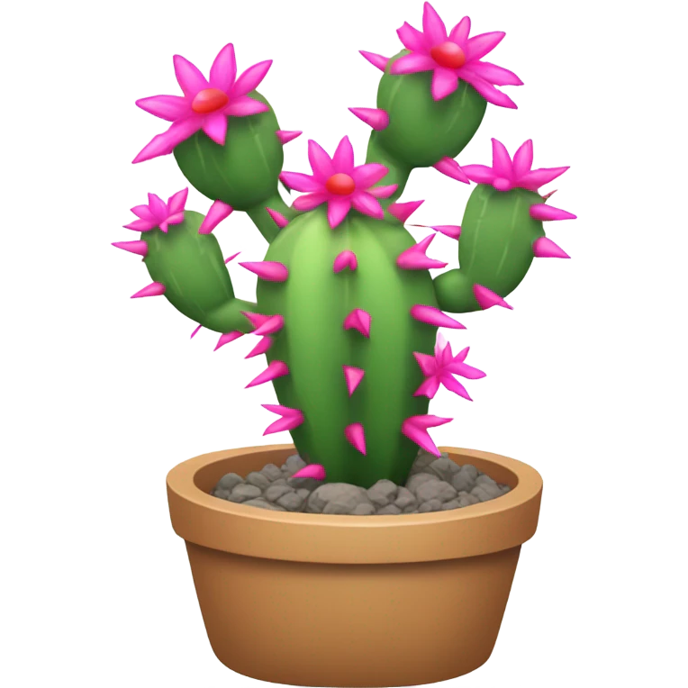 Pink kaktus emoji