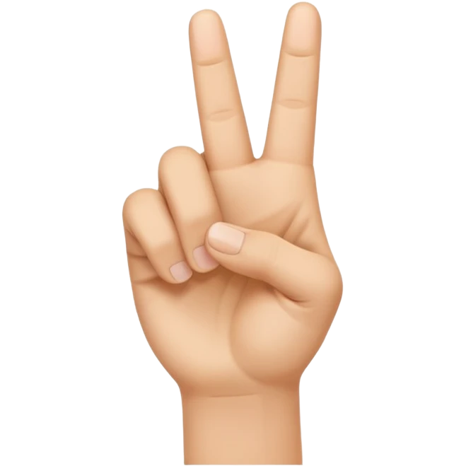 hand with index finger raised emoji