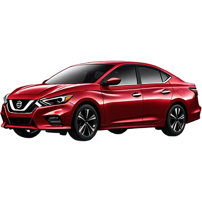 Red Nissan Sentra 2024 emoji