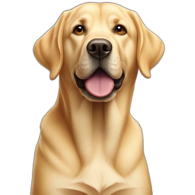golden Labrador emoji