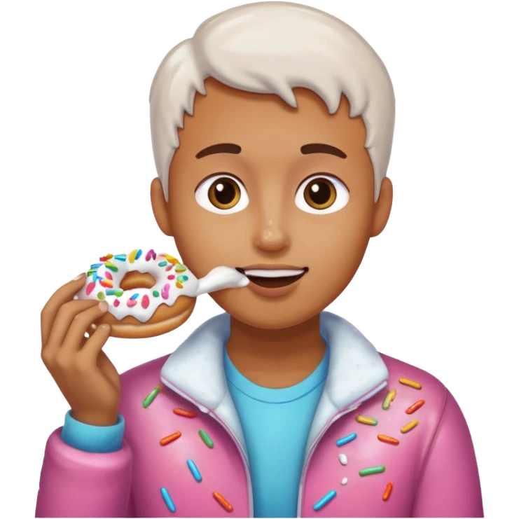 eating donuts emoji