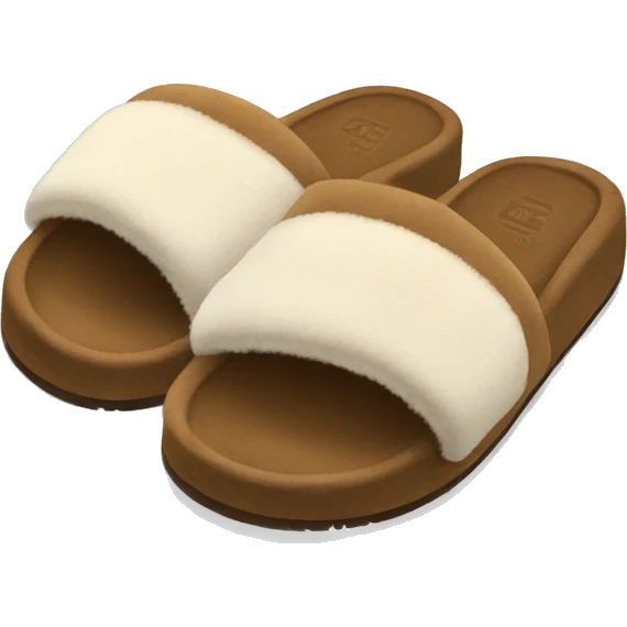 Ugg slides emoji