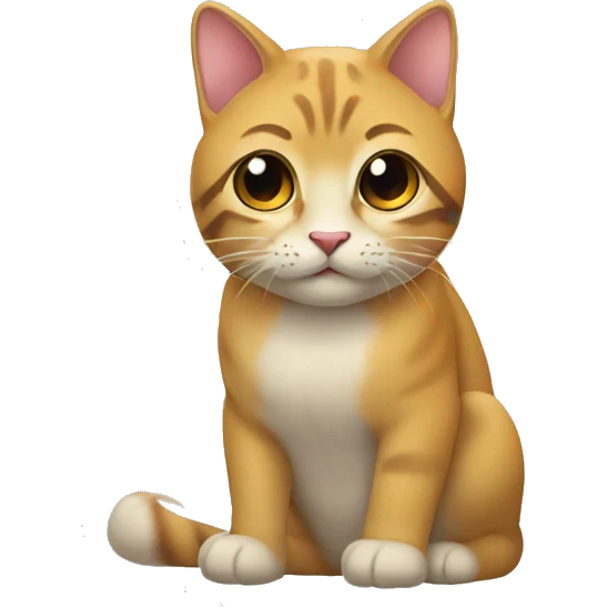 一只奔跑的小猫 emoji