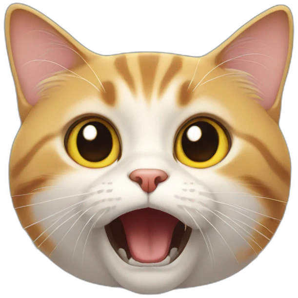 shocked cat emoji