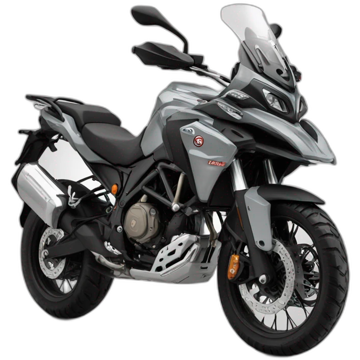 Moto benelli trk 502X gris emoji
