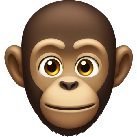 Thrown monkey emoji