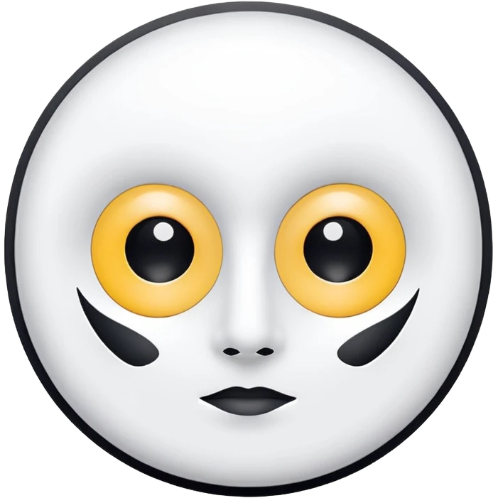 a beauty product box of skincare white rounded eyehole mask pack emoji