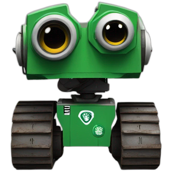 wall e wearing green boston celtics jersey emoji