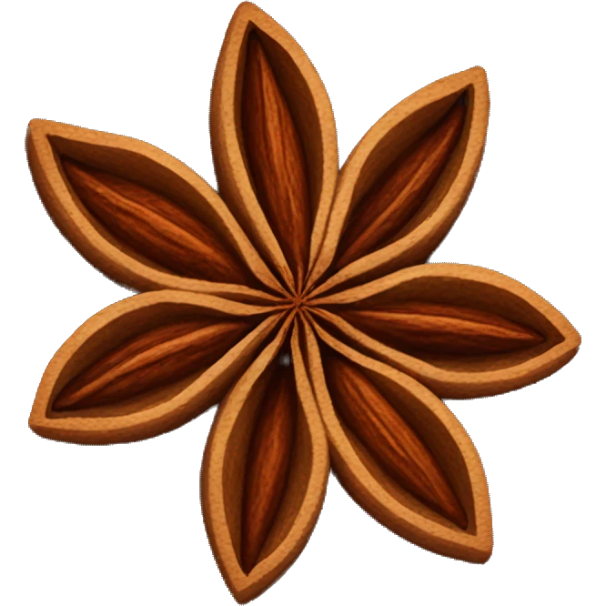 star anise and cinnamon emoji