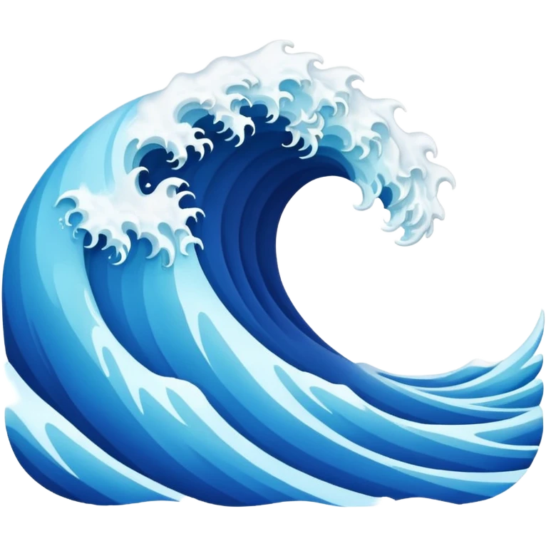 ocean wave emoji