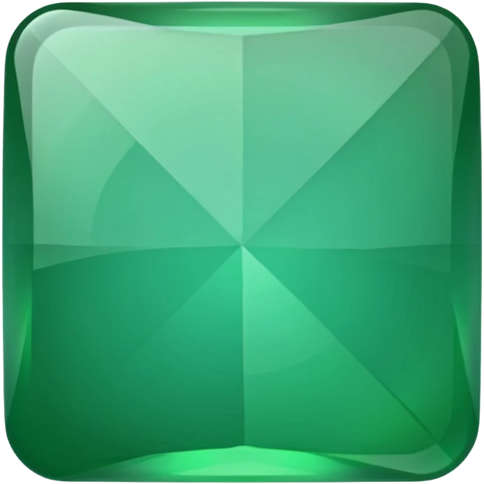 give me a green square which is slanted emoji