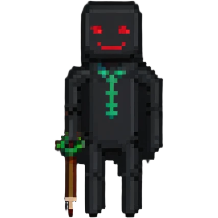 pixel art stick man, minimal emoji