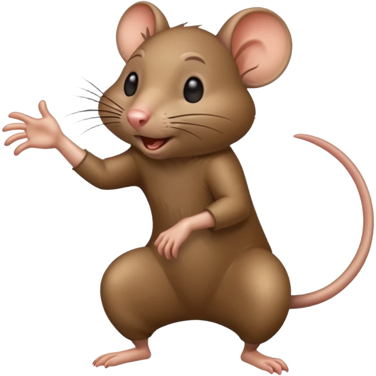 Twerking rat emoji