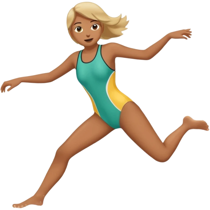 Happy with feet kicking behind  emoji