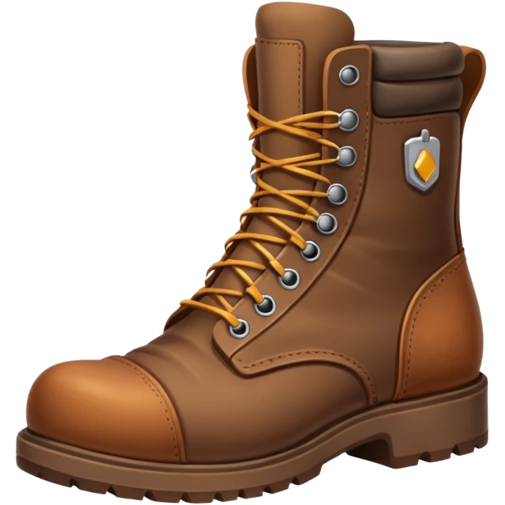 brown work boots emoji