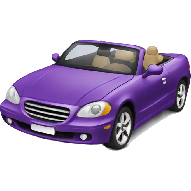Purple convertible emoji