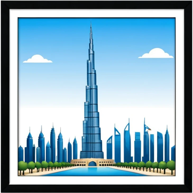 Burj khalifa emoji