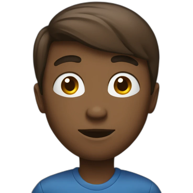 Chat sur garçon emoji