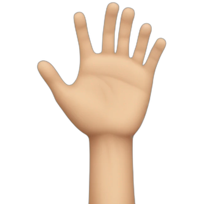violent head scratch hand emoji