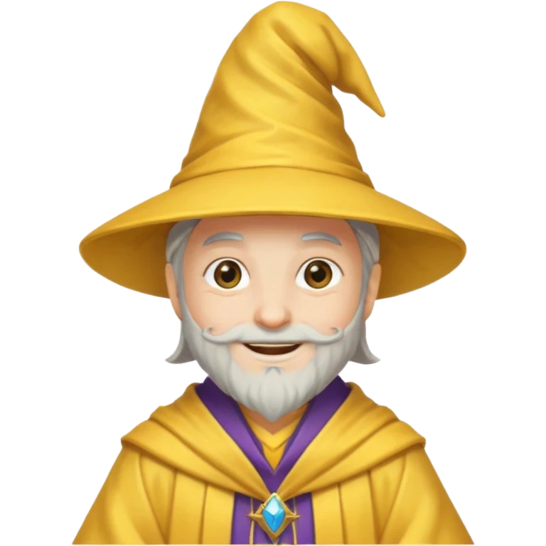 wizard yellow hat emoji