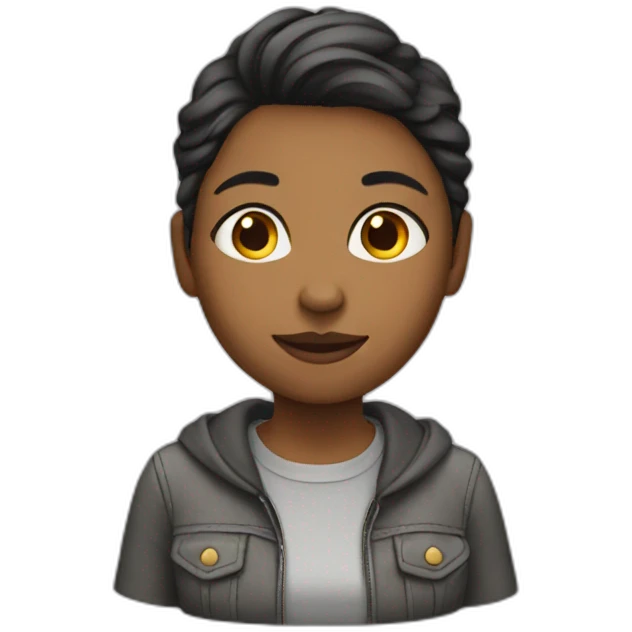 lesbian girl emoji