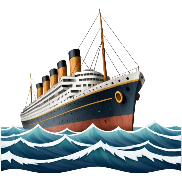 Titanic bateau  emoji