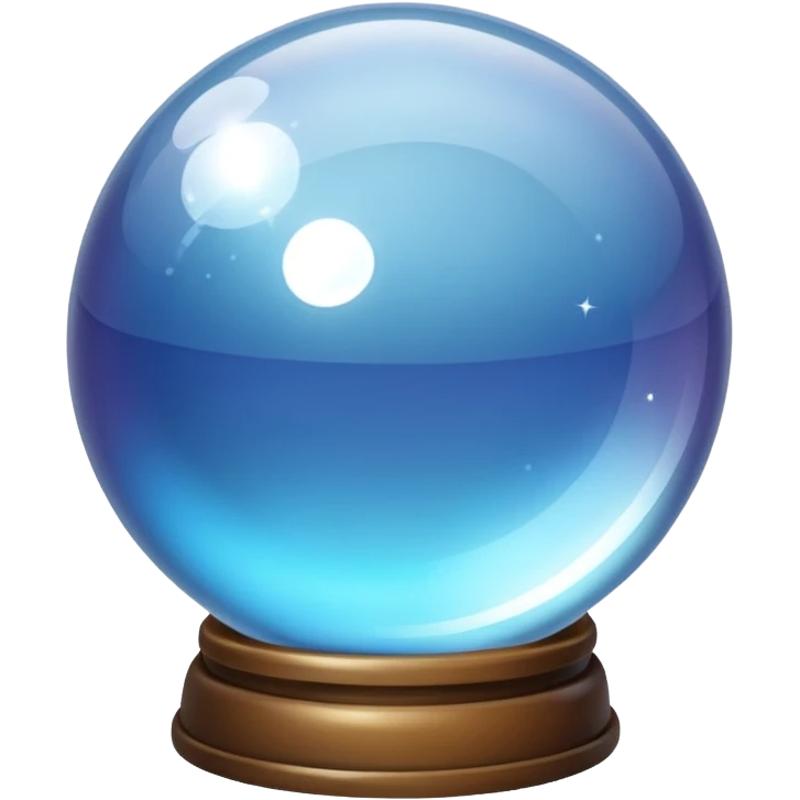 A crystal ball emoji