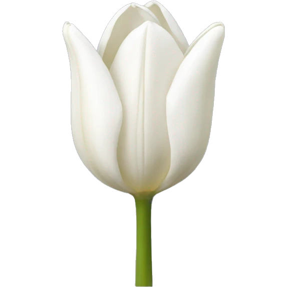 white tulip emoji