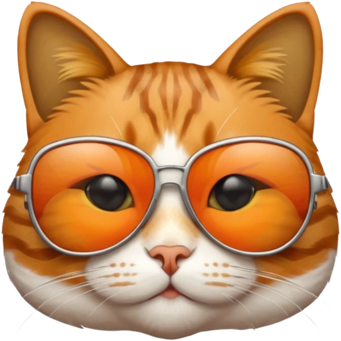 Cat wearing sunglasses emoji