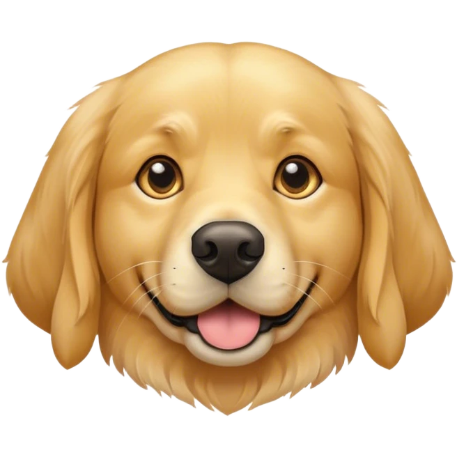 Un perro con ojos de rayo emoji
