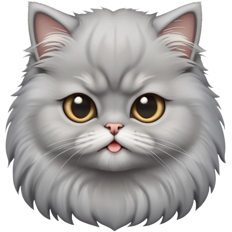 cinematic-grumpy-comical-grey-persian-kitten-portrait-emoji,-head-tilted-playfully-with-an-adorably-awkward-expression,-fluffy-grey-fur-with-soft-silver-undertones,-simplified-yet-hilariously-derpy-features,-highly-detailed,-glowing-with emoji