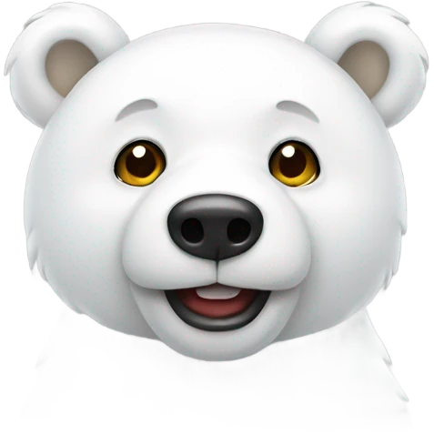 little White bear emoji