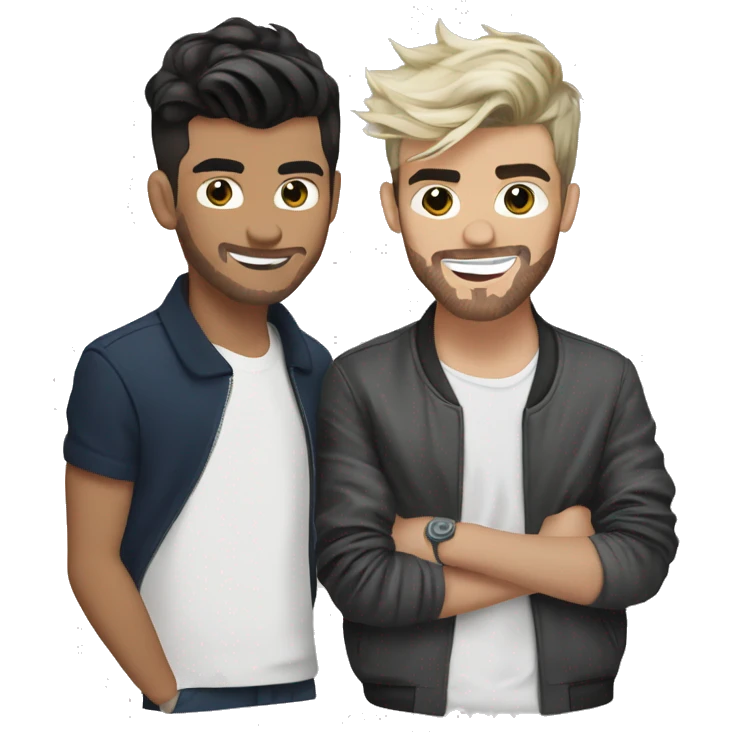 louis tomlinson and zayn malik  emoji