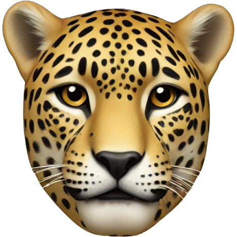 A jaguar in fancy way emoji