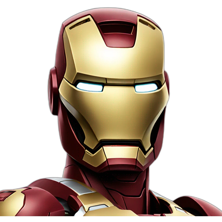 iron man, close up emoji