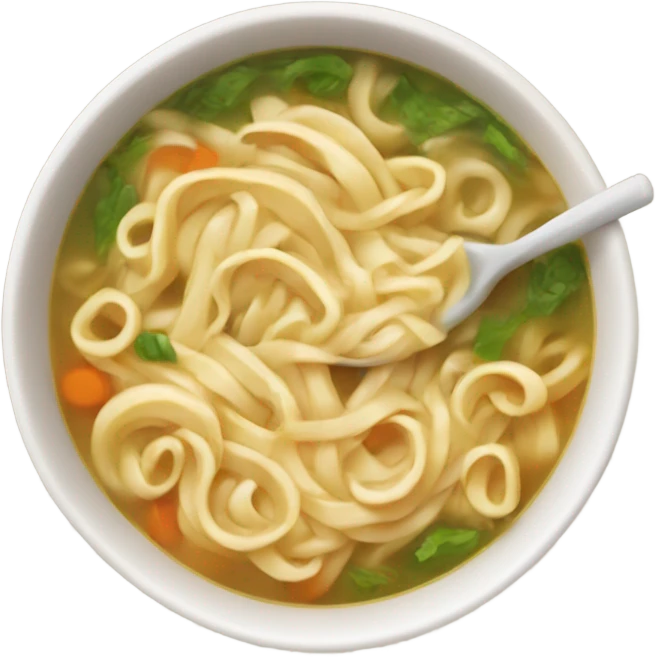 Chicken noodle soup  emoji