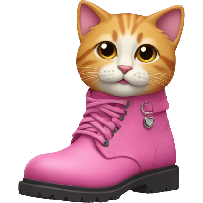 puss in pink boots emoji