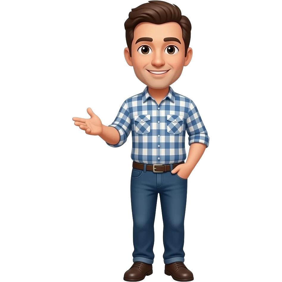 man standing by the door emoji