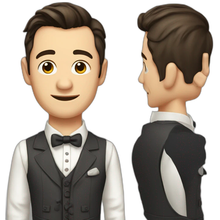 actor Joseph Gordon-Levitt waistcoat emoji