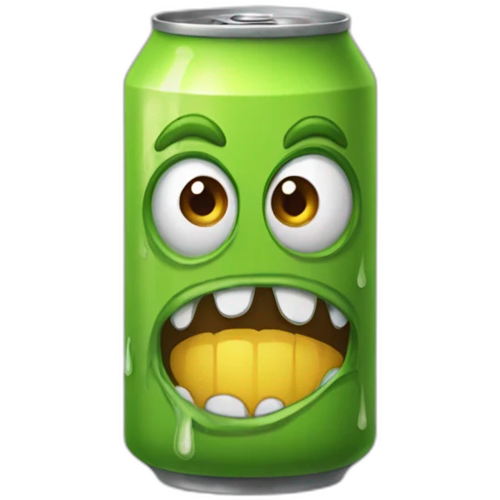 de la monster canette emoji