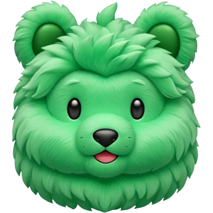green plush toy  emoji
