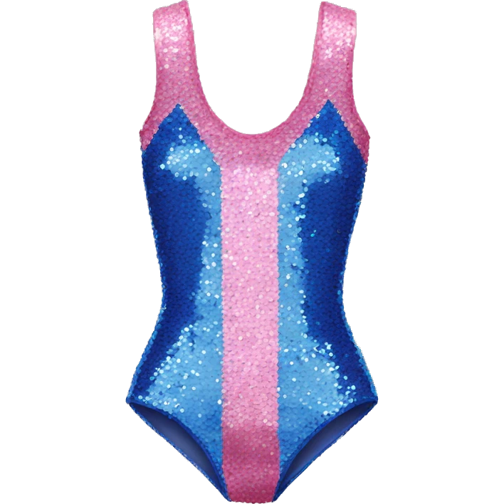 taylor pink and blue sequin bodysuit emoji