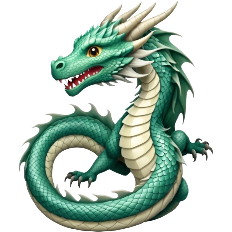 "Haku" the dragon from "Spirited Away" emoji
